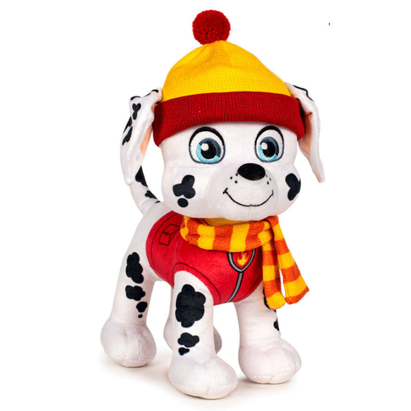 Peluche Invierno Marshall Patrulla Canina Paw Patrol 27cm